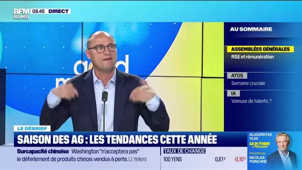 Le débrief de la matinale  : Saison des AG , les tendances cette année