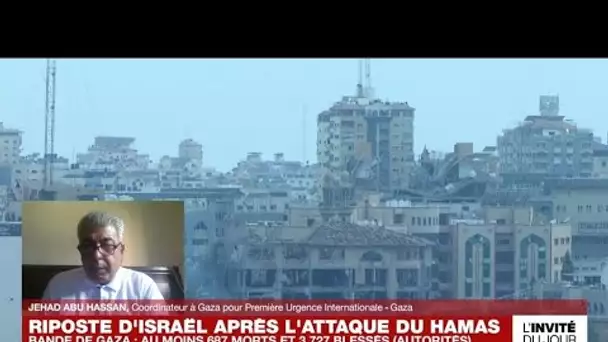 Jehad Abu Hassan, humanitaire : "A Gaza, il n’y a aucun endroit sûr" • FRANCE 24