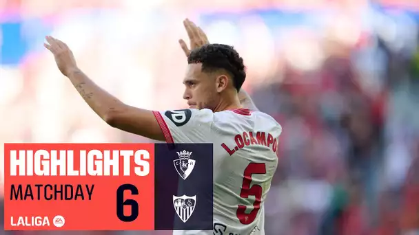 Resumen de CA Osasuna vs Sevilla FC (0-0)