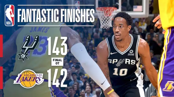 The Spurs And Lakers Go All The Way Down To The Wire In OT | October 22, 2018