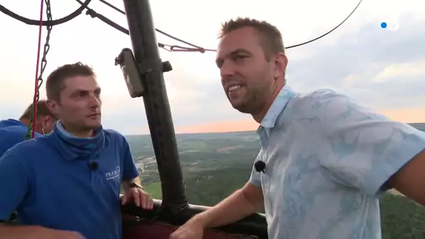 On a testé un vol en montgolfière au dessus de la côte viticole !