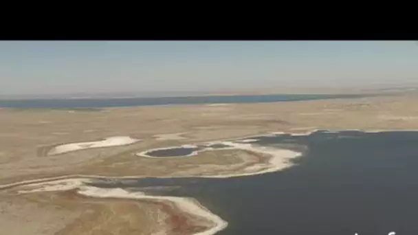 Kazakhstan : village sur l'ancienne rive de la mer d'Aral