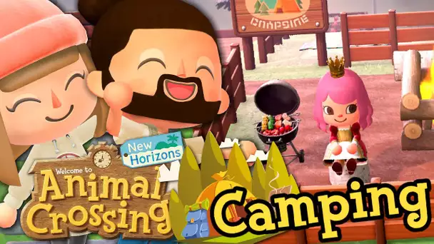 KIM NOUS FAIT VISITER SON CAMPING ! | ANIMAL CROSSING NEW HORIZONS EPISODE 33 CO-OP