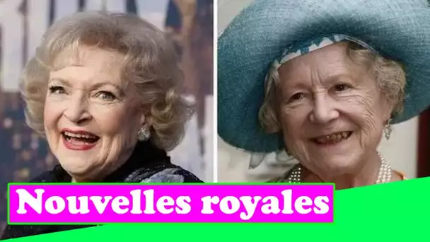 Betty White a été moquée avec insolence par la reine mère après la performance de Royal Variety