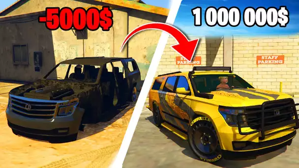 REPARER DES VOITURES ABANDONNÉES au CUSTOM sur GTA 5 ! (ft la Team)