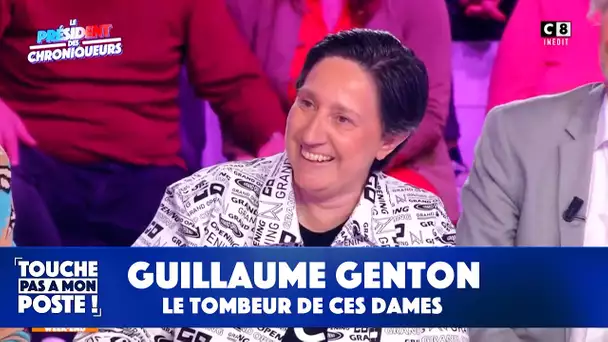 Guillaume Genton joue de son charme devant les chroniqueuses