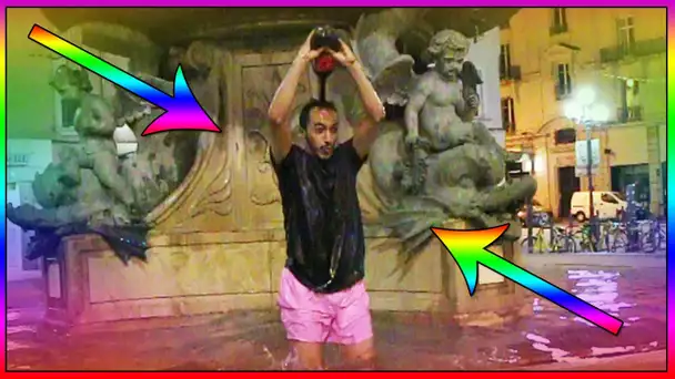 PRENDRE UNE DOUCHE AU COCA-COLA DANS UNE FONTAINE PUBLIQUE AVEC THEKAIRI78 !!