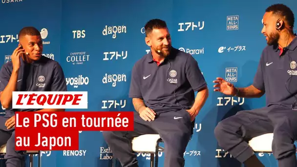 PSG : Neymar, Mbappé, Messi... Les images des Parisiens en tournée au Japon