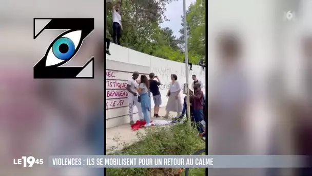 [Zap Télé] 2 femmes raisonnent un émeutier devant le Mémorial de la Déportation (03/07/23)