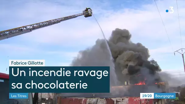 Côte d'Or : l'atelier du chocolatier dijonnais Fabrice Gillotte détruit par un incendie
