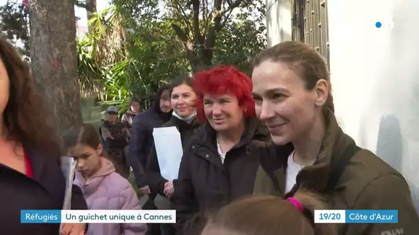 Guichet unique à Cannes, les réfugiés ukrainiens peuvent obtenir des titres de séjours provisoires