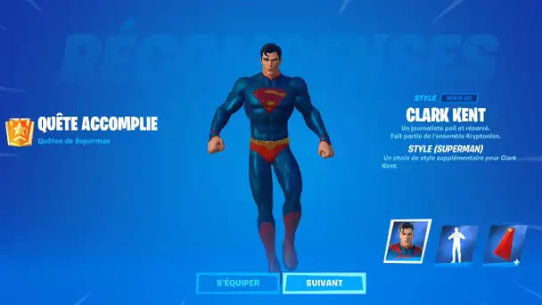 COMMENT DEBLOQUER LE SKIN SUPERMAN (CLARK KENT) SUR FORTNITE ! OU SONT LES PNJ SUR LA MAP !