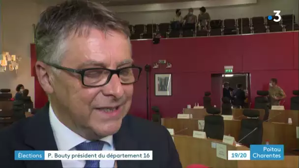 Élection de Philippe Bouty, président du Conseil départemental de Charente