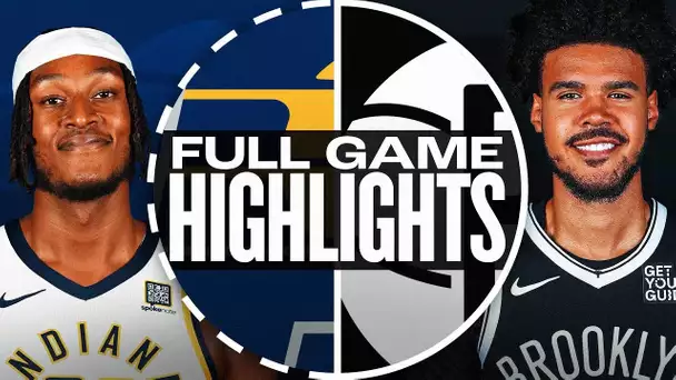 PACERS at NETS | FULL GAME HIGHLIGHTS | December 4, 2024