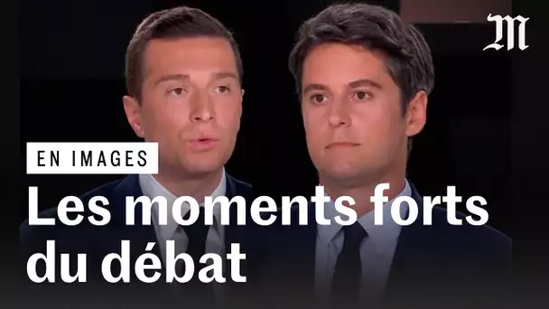 Gabriel Attal et Jordan Bardella : les moments forts du débat