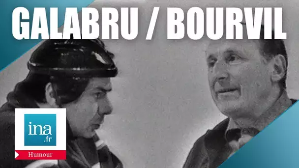 Bourvil et Michel Galabru "Le cycliste et le dopage" | Archive INA
