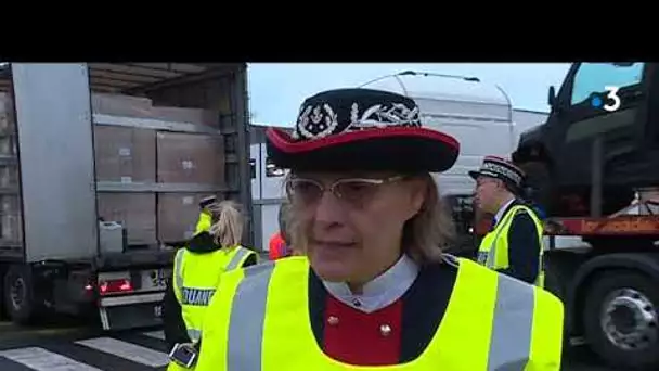 Roscoff attend le  Brexit : les douaniers sur le pont pour un test de contrôle à bord des ferries