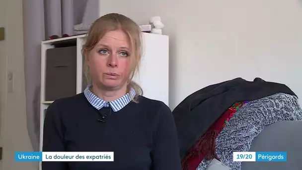Olena, ukrainienne vivant en France, appelle chaque jour sa mère à Kiev, l'angoisse au ventre