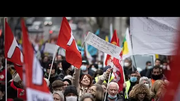 "Tout augmente, sauf nos salaires !":  journée de grèves et de manifestations en France