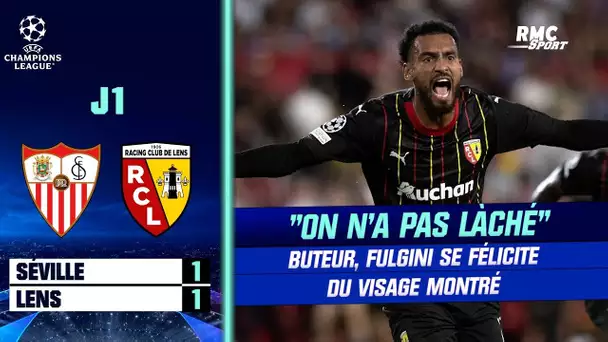 Séville 1-1 Lens : "On n'a pas lâché", le buteur Fulgini se félicite du visage montré à Séville