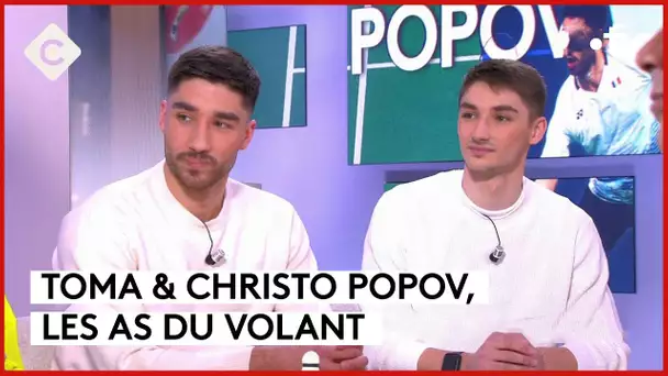 Cours de bad Toma & Christo Popov, le top du badminton français - C à vous - 23/02/2024