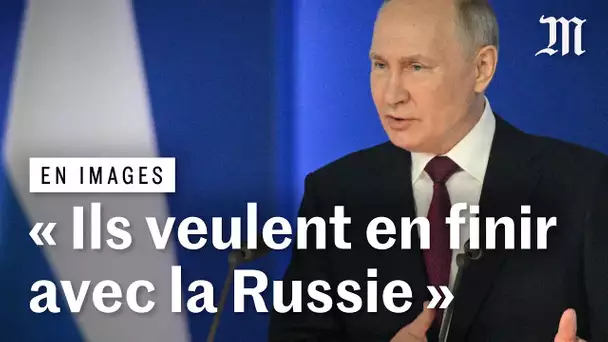 « Ils veulent en finir avec la Russie » : affirme Poutine dans son adresse à la nation russe