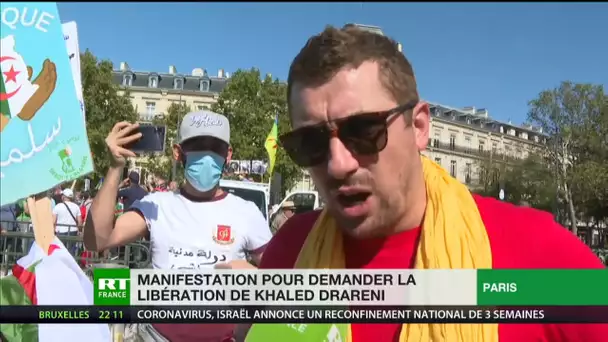 «Nous dénonçons les arrestations arbitraires» : des manifestants pro-Hirak battent le pavé à Paris