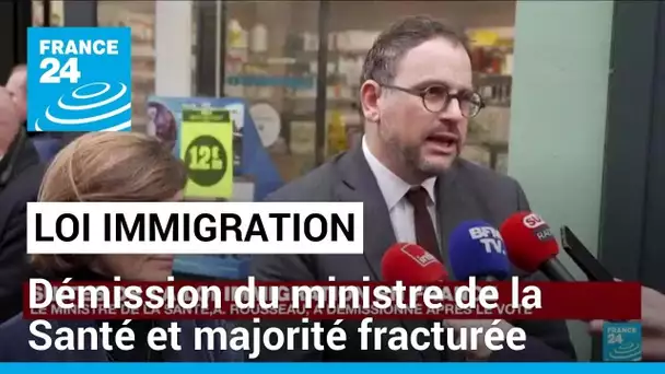 Loi immigration : démission du ministre de la Santé et majorité fracturée • FRANCE 24