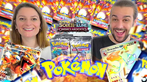 ON OUVRE UNE DISPLAY POKEMON OMBRE ARDENTES POUR PACKER DRACAUFEU !OUVERTURE DISPLAY POKEMON