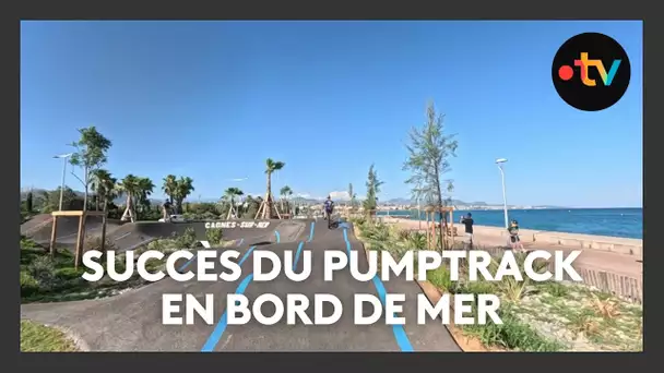 Le franc succès du pumptrack de Cagnes-sur-Mer