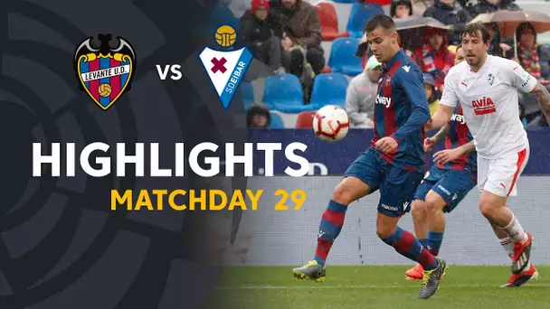 Highlights Levante UD vs SD Eibar (2-2)
