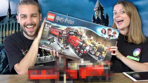 ON CONSTRUIT DES LEGO HARRY POTTER : DIRECTION POUDLARD ! | CHALLENGE GUILLAUME VS KIM !