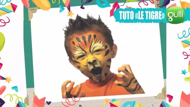 TUTO GULLI I Carnaval avec GRIM&#039;TOUT ! Que la force du Tigre soit avec toi !
