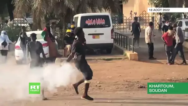La police soudanaise utilise des canons à eau et du gaz lacrymogène à Khartoum
