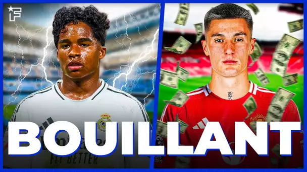 Le Real Madrid fait VRILLER Endrick, Manchester United VA S'OFFRIR Šeško pour 85M€ | JT Foot Mercato