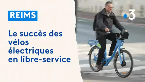 Le succès des vélos électriques en libre-service à Reims