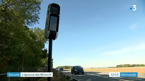 Limitations de vitesse : exemple de la RN 13 dans l'Eure