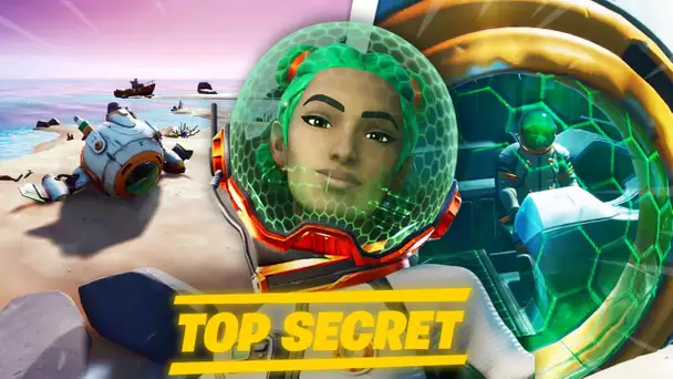 LE SECRET DE "SIONA" ET DU VAISSEAU DETRUIT QU'IL FAUT RECONSTRUIRE ! (FORTNITE SECRET SAISON 3)