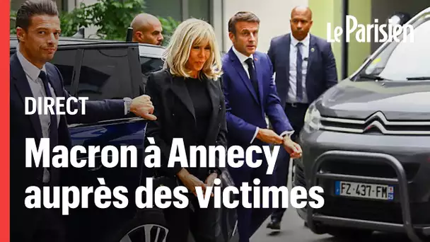 🔴 EN DIRECT | Emmanuel et Brigitte Macron à Annecy auprès des victimes de l'attaque au couteau