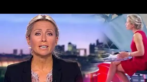 Anne-Sophie Lapix dévoile ses jambes en plein JT de France 2 et crée la polémique