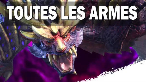 MONSTER HUNTER RISE (SWITCH) : LES 14 ARMES ET LEURS NOUVELLES FONCTIONS