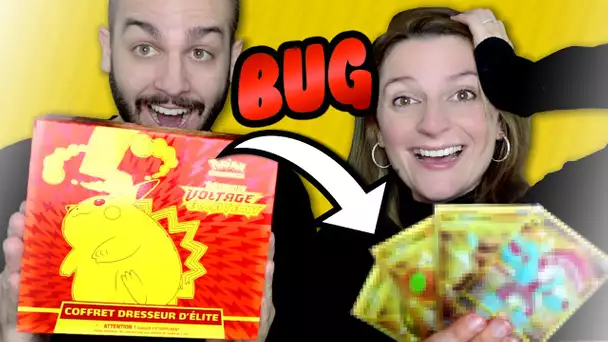 INCROYABLE BUG ! ON PACK 4 CARTES POKEMON GOLD DANS UNE SEULE ELITE TRAINER BOX VOLTAGE ECLATANT !