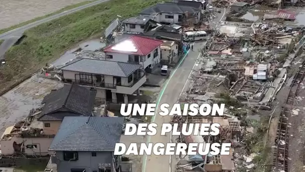 Après des inondations dévastatrices au Japon, 450.000 personnes contraintes d'évacuer