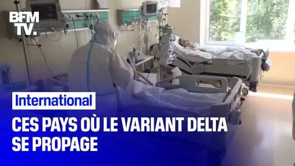 Ces pays où le variant delta se propage