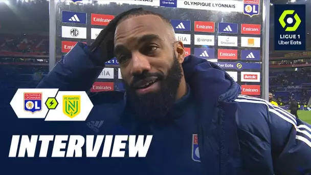 Interview de fin de match : OLYMPIQUE LYONNAIS - FC NANTES (1-0)  / 2023/2024