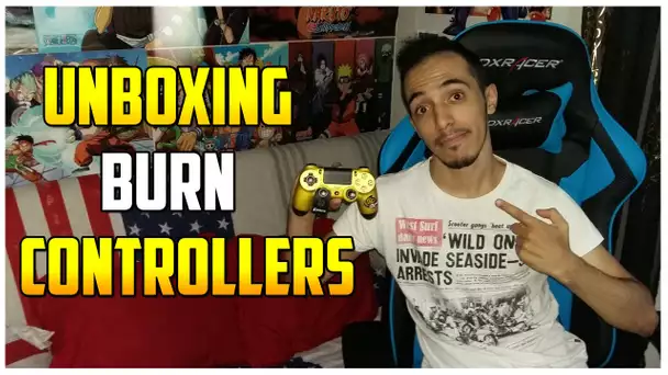 UNBOXING DE MA MANETTE BURN CONTROLLERS #PS4