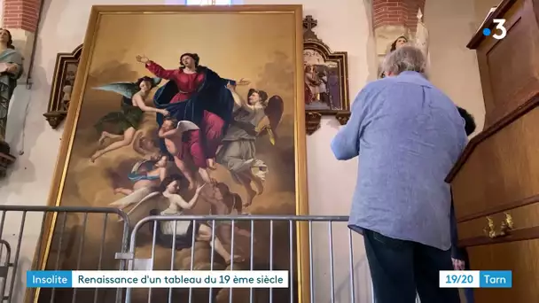 Après 133 ans d'oubli un tableau de 1843 va retrouver les murs de l'église de Salvagnac
