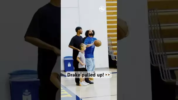 Drake pulled to see KD, Book, Trae Young & more putting in work with Adam Harrington! 🔥 | #Shorts