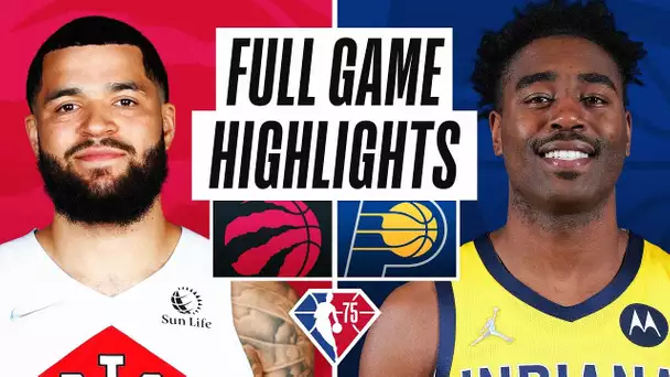 RAPTORS at PACERS | FULL GAME HIGHLIGHTS | November 26, 2021