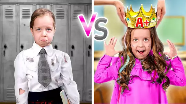 MAMAN RICHE VS MAMAN PAUVRE 👸💰 | La princesse se prépare pour l'école 🎒✨